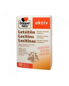 DOPPELHERZ aktiv Lecitīns + B grupas vitamīni + E vitamīns, N30