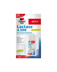 DOPPELHERZ Aktiv Lactase 4.500 tabletes N120