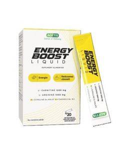 Agetis ENERGY BOOST LIQUID paciņas ar dzeršanai gatavu šķidrumu, 20 gb.