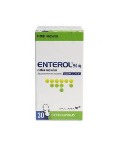ENTEROL 250mg cietās kapsulas, N30