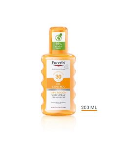 EUCERIN Sun Oil Control Dry Touch SPF30 izsmidzināms saules aizsarglīdzeklis, 200 ml