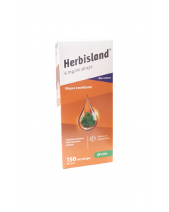 HERBISLAND 6 mg/ml sīrups, 150ml