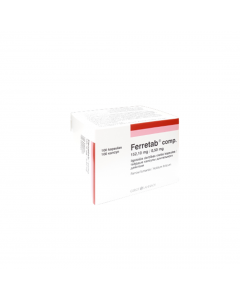 FERRETAB Comp. 152,10 mg/0,50 mg ilgstošās darbības cietās kapsulas, N100