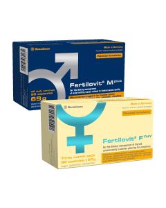 FERTILOVIT F THY kapsulas, N90 + FERTILOVIT M Plus kapsulas, N90