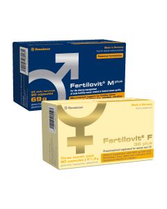 FERTILOVIT F 35 Plus kapsulas, N90 + FERTILOVIT M Plus kapsulas, N90