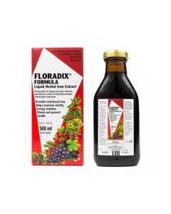 FLORADIX šķidrais uztura bagātinātājs ar dzelzi, 500ml