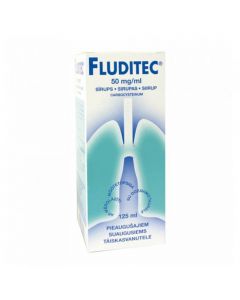 FLUDITEC 50mg/ml sīrups 125 ml