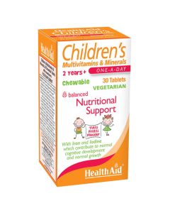 HealthAid Children's Multivitamins & Minerals košļājamās tabletes, N30