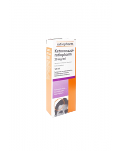 KETOCONAZOL-ratiopharm 20mg/ml šampūns, 120 ml