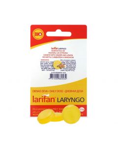 LARIFAN Laryngo Ingvers Citrons želejas konfektes, 23 g