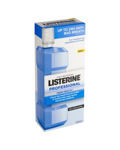 LISTERINE Professional Fresh Breath+ mutes skalošanas līdzeklis ar maigu garšu, 500ml
