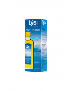 LYSI Islandes mencu aknu eļļa ar dabīgu garšu - uztura bagātinātājs, 240ml