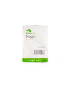 MESOFT 7.5x7.5 cm četrslāņu nesterilās salvetes, N100