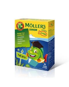 MOLLERS Junior želejas zivtiņas augļu garša, N45