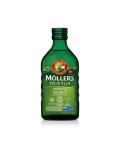 MOLLERS zivju eļļa ar dabīgo garšu, 250ml