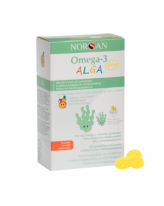 NORSAN OMEGA-3 ALGA JELLY želejkonfektes, 120 gab.