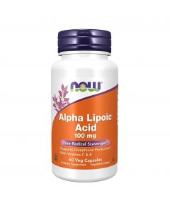 NOW Alpha Lipoic Acid 100 mg kapsulas, N60