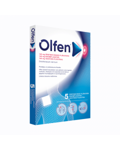 OLFEN 140 mg ārstnieciskais plāksteris, N5