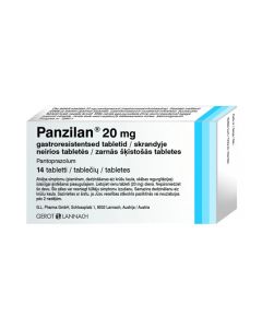 PANZILAN 20 mg tabletes, N14