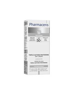PHARMACERIS W Albucin SPF50+ dienas krēms, 30 ml