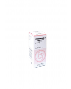 POTASSIUM IODIDE 2% acu pilieni, šķīdums, 10ml
