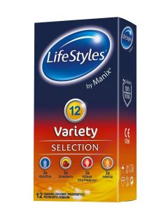 LIFESTYLES Variety prezervatīvi, N12