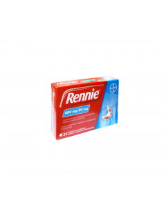 RENNIE 680mg/80mg košļājamās tabletes, N24