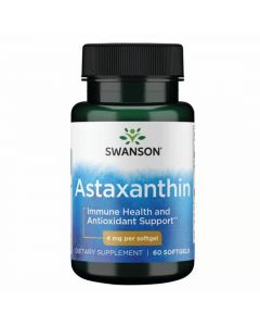 SWANSON Astaxanthin 4 mg mīkstās kapsulas, N60