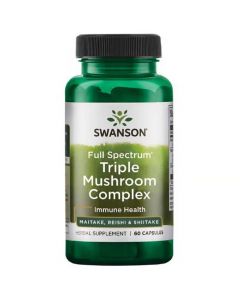 SWANSON Triple Mushroom Complex kapsulas, N60