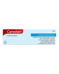 CANESTEN 10 mg/g krēms, 20g