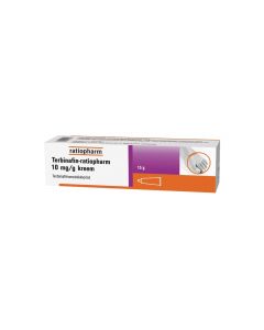 TERBINAFIN-RATIOPHARM 10 mg/g krēms, 15 g