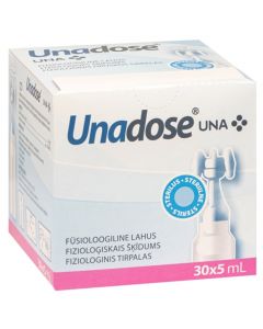 UNADOSE fizioloģiskais šķīdums, 30x5 ml
