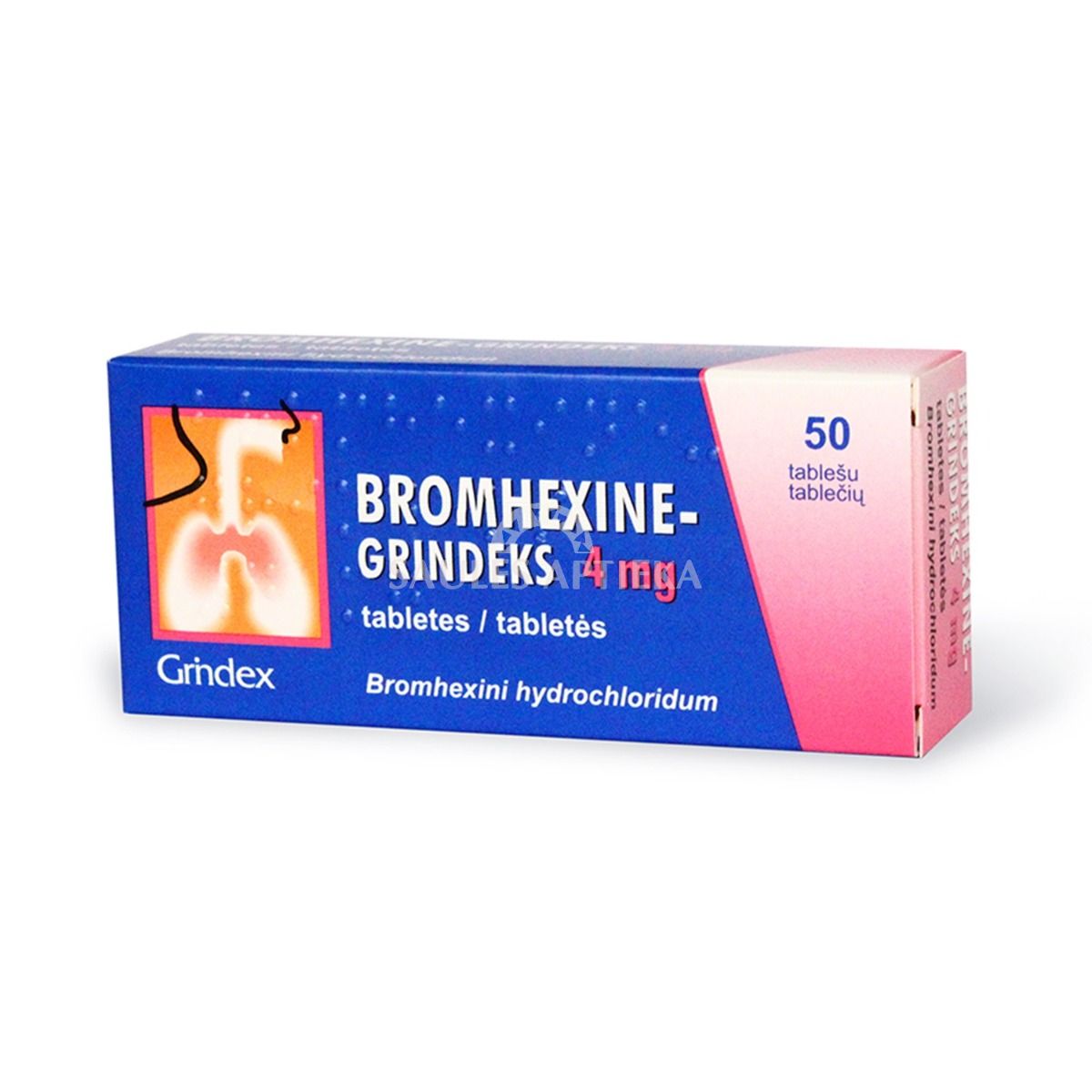 Bromhexine Grindeks 4 mg tabletes