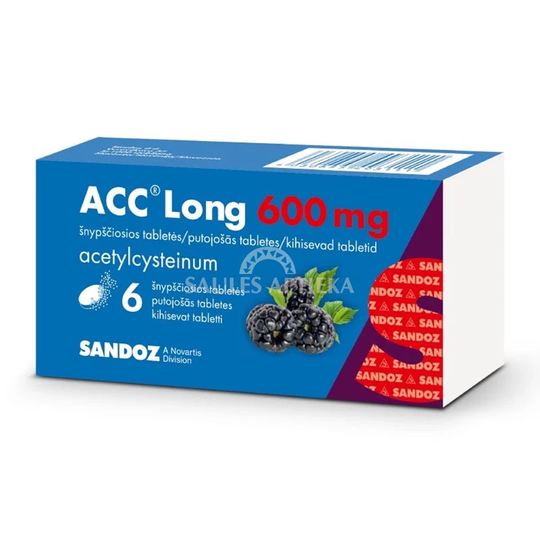 ACC Long 600 mg putojošās tabletes