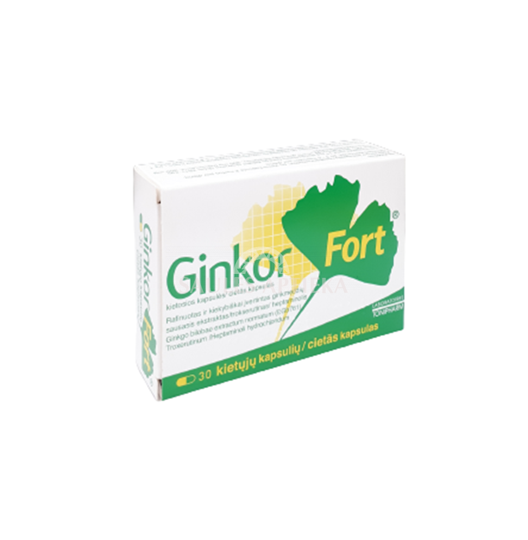 Ginkor Fort cietās kapsulas