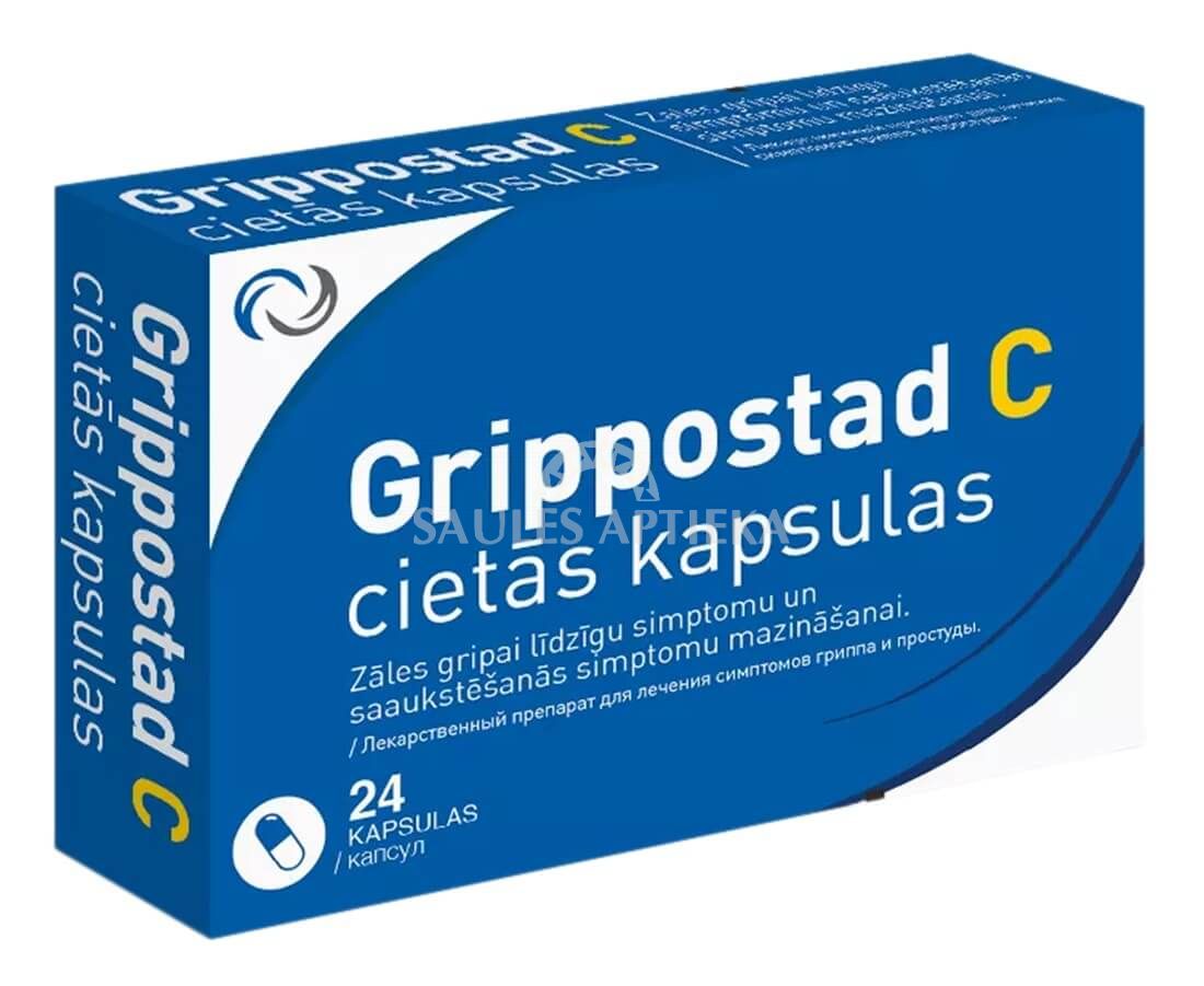 Grippostad C cietās kapsulas