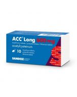 ACC Long 600 mg putojošās tabletes, N10