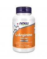 NOW L-Arginine 500 mg kapsulas, N100