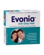 EVONIA Anti Grey Hair, minerālu un vitamīnu tabletes, N60