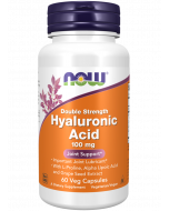 NOW Hyaluronic Acid hialuronskābe 100 mg kapsulas, N60