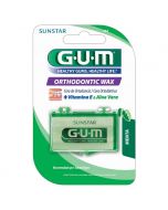 GUM Orthodontic wax - Ortodontisks vasks brekešu lietošanā - ar mentola garšu (724)