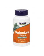 NOW Selenium selēns 200 mcg kapsulas, N90