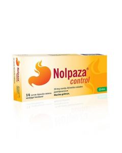 Nolpaza Control 20 mg zarnās šķīstošās tabletes, N14