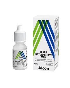 ALCON Tears Naturale II Med mitrinoši acu pilieni, 15ml