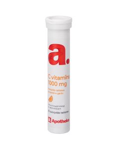 APOTHEKA C vitamīns 1000 mg putojošas tabletes, 20 gab