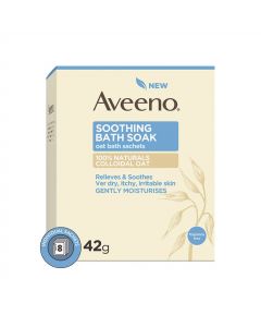 AVEENO Soothing Bath Soak nomierinošs vannas līdzeklis, 8x42g