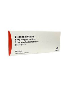 BISACODYL Viatris 5mg apvalkotās tabletes, N30