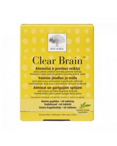 NEW NORDIC Clear Brain tabletes atmiņai, N60