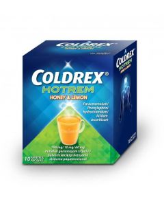 COLDREX HotRem Honey & Lemon 750 mg/10 mg/60 mg pulveris, N10