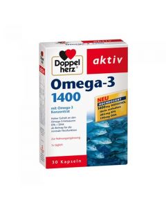 DOPPELHERZ aktiv Omega-3 1400 kapsulas, N30